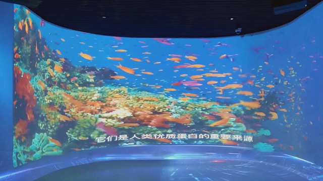 現代航海發展史弧幕投影