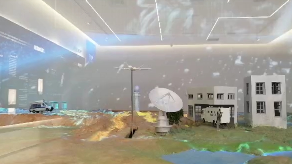 北京氣象會堂電子沙盤展示