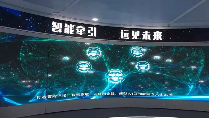 拼接弧幕