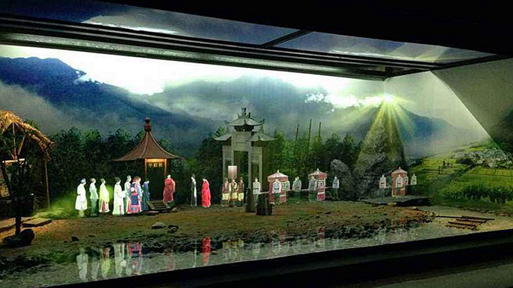 歷史主題幻影成像舞臺展示
