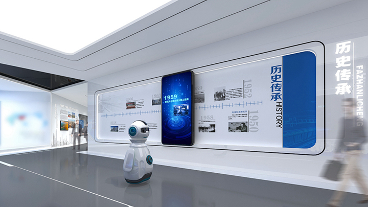 高科技展廳效果圖