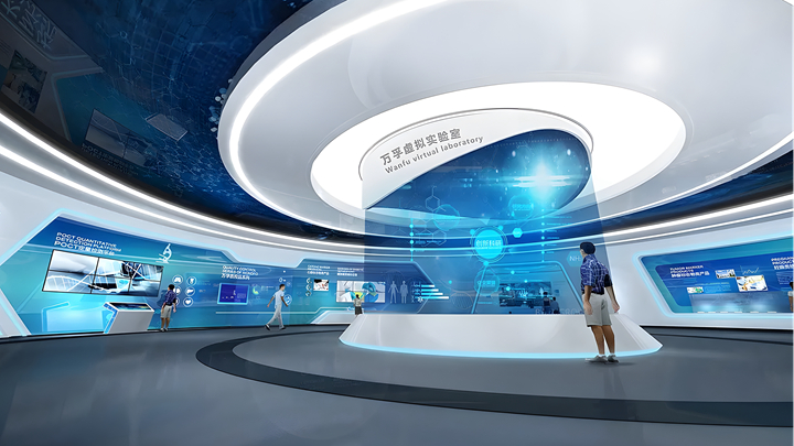 科技感全息效果展示區域
