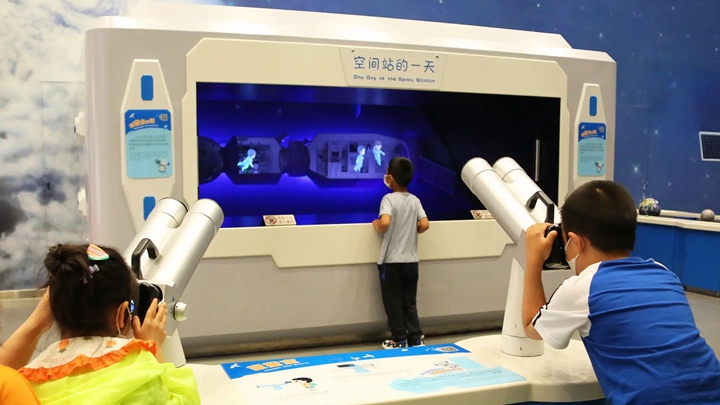 空間站的虛擬成像模擬系統展示效果