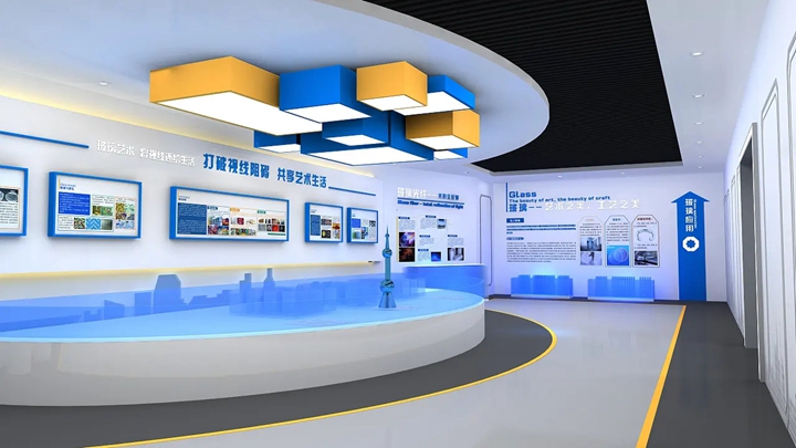 玻璃制品的展廳科普形式展示