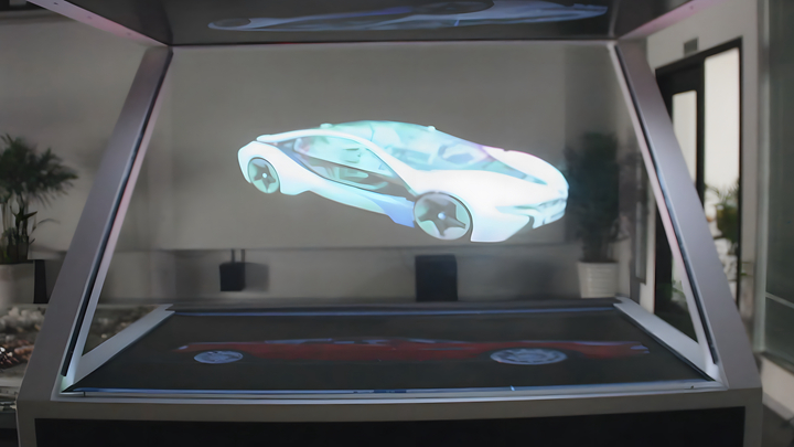180度汽車全息影像應用展示效果