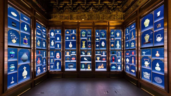 數字博物館文物展示多媒體交互體驗區