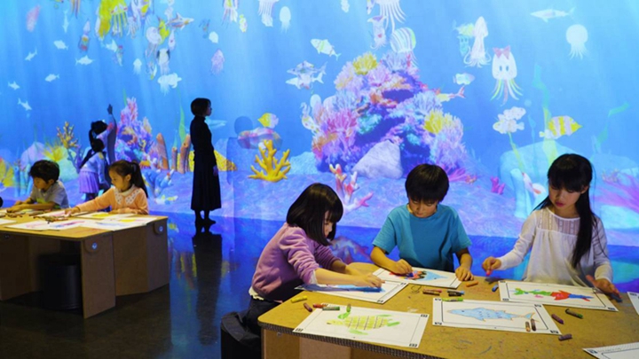 畫畫水族館在數(shù)字展廳設(shè)計(jì)中的使用效果