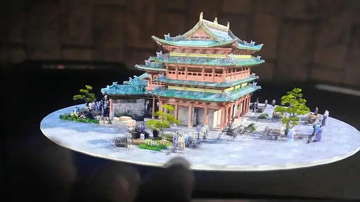 古典建筑文化主題幻影成像設(shè)計應(yīng)用展示效果