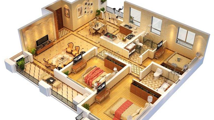 房屋三維全景圖