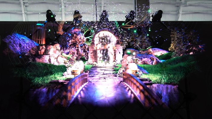 3D全息投影婚禮現場圖
