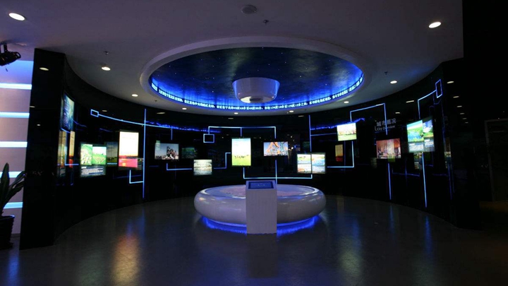 布置完成的展廳展覽