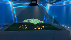城市展廳中應用全息投影沙盤有何好處