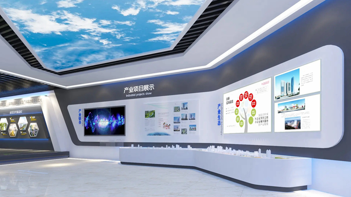 數字化展廳多媒體展示區