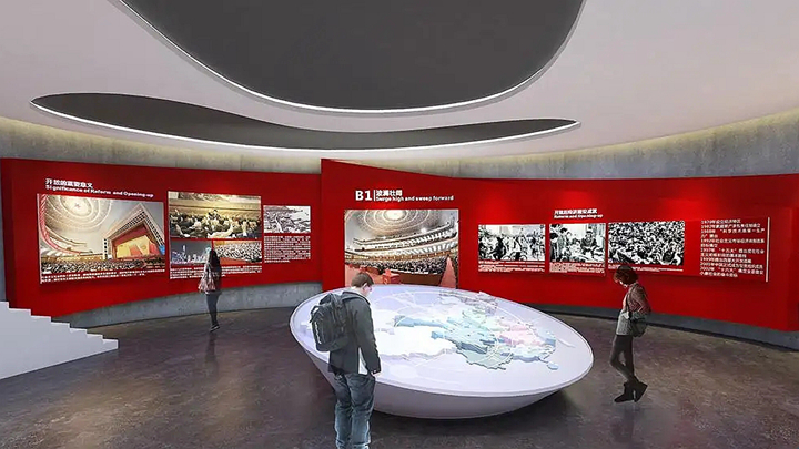 黨建沙盤應用展示效果