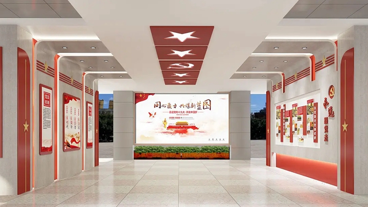 多媒體互動(dòng)展廳的展陳設(shè)計(jì)效果