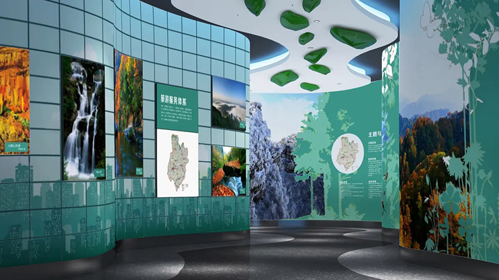 旅游服務體系多媒體展示長廊