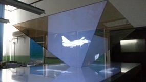 不同主題的展廳是怎樣使用3D全息成像的？