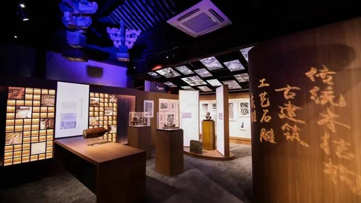 非遺文化展廳的展陳布局效果展示