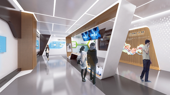 規劃展廳的展陳設計效果展示