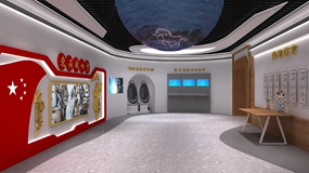 多媒體互動展廳助力黨建文化宣傳