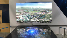 互動屏的應用為展廳增添光彩