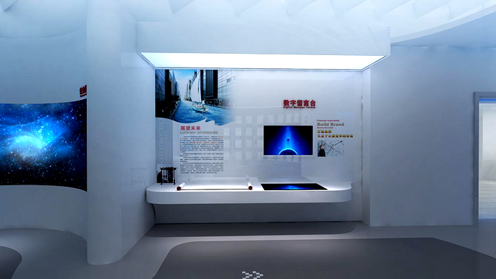 展館中的電子留言