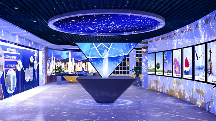 全息展示柜在展廳中的應(yīng)用