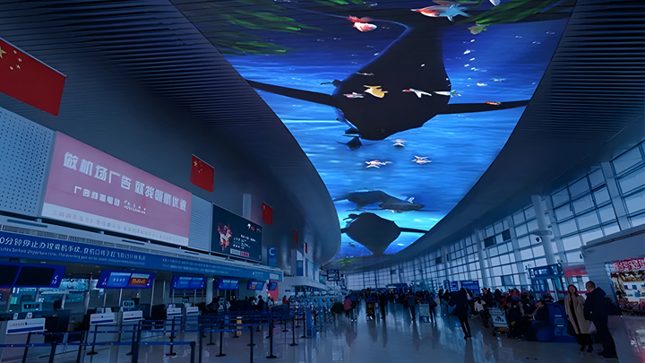 海底世界主題天幕展示效果