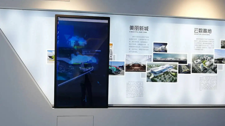 城市主題滑軌屏應用效果展示