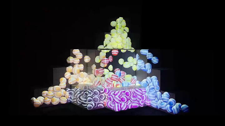 3D投影技術在展館內的效果