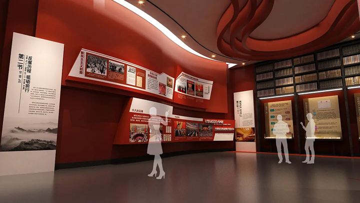 黨建發展歷程教育科普展示區