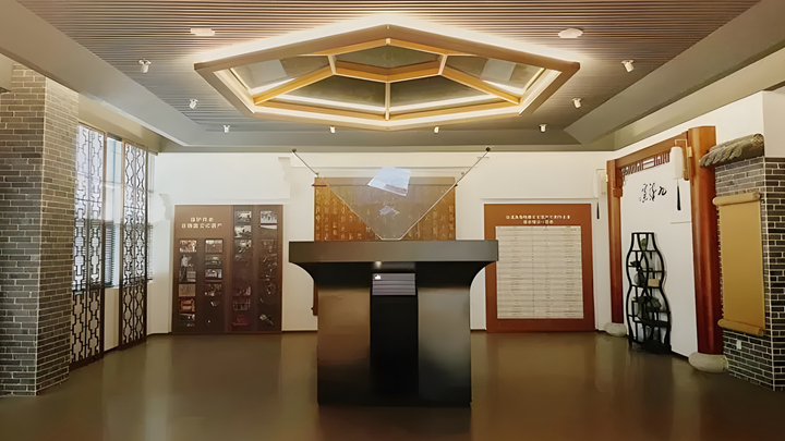 非遺文化產物360度全息柜應用展示效果