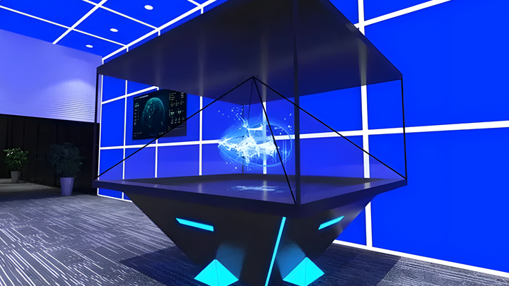 360度全息柜應(yīng)用展示效果