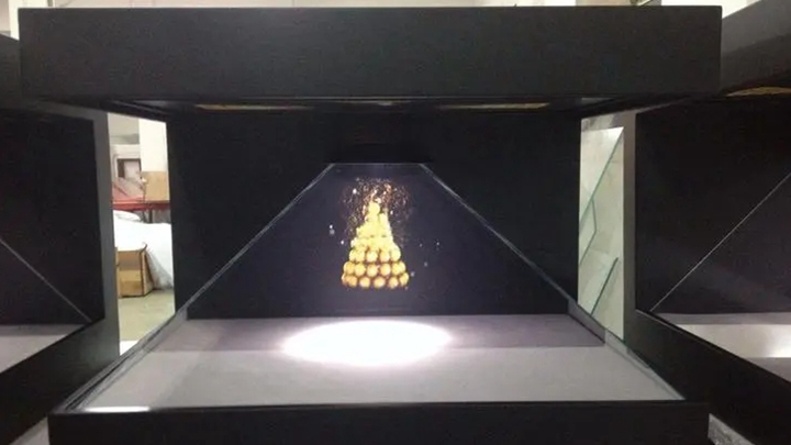 全息投影展示柜在數(shù)字展廳中的使用