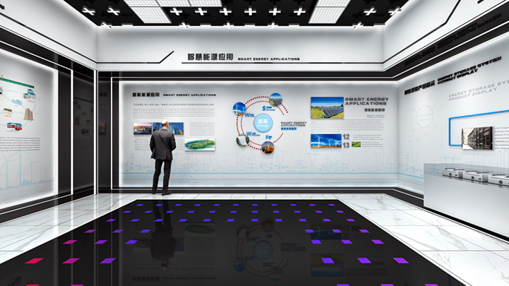 新能源主題展廳建設應用展示效果