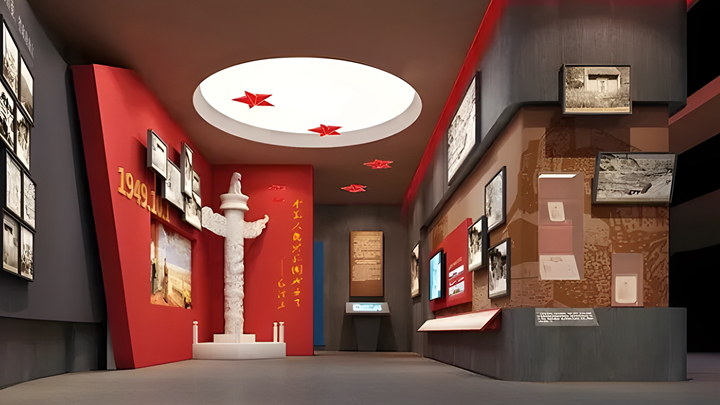 黨建文化主題數(shù)字展廳設(shè)計(jì)應(yīng)用呈現(xiàn)效果